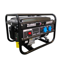 Бензиновый генератор Zammer S3800CX на колесах фото