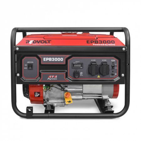 Бензиновый генератор REDVOLT EPB3000 синхронный фото