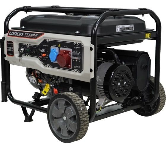 Бензиновый генератор Loncin LC10000D-S портативный фото