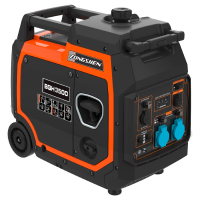 Бензиновый инверторный генератор Zongshen BQH 3500 E на колесах фото