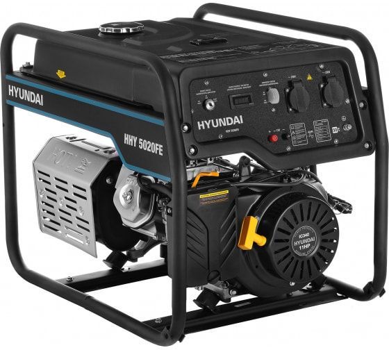 Бензиновый генератор Hyundai HHY 5020FE для дома фото