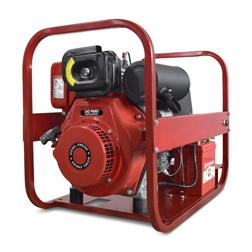 Дизельный сварочный генератор REDVOLT 192FAE-220MDC-B EPDRW220MDCE-S стационарный фото