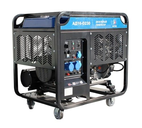 Дизельный генератор Исток АД16-О230-ВМ131Э  на колесах фото