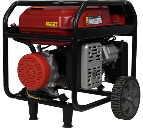 Бензиновый генератор Loncin GH6500-2 резервный фото