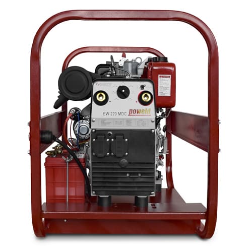 Дизельный сварочный генератор REDVOLT 192FAE-220MDC-B EPDRW220MDCE-S стационарный фото