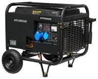 Бензиновый генератор Hyundai HY 9000SE на колесах Бензиновый генератор Hyundai HY 9000SE на колесах фото