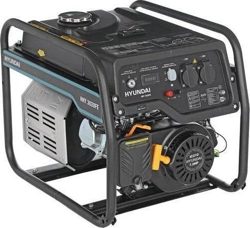Бензиновый генератор Hyundai HHY 3020FE для дома фото