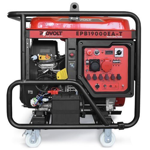 Бензиновый генератор REDVOLT EPB19000EA-T промышленный фото