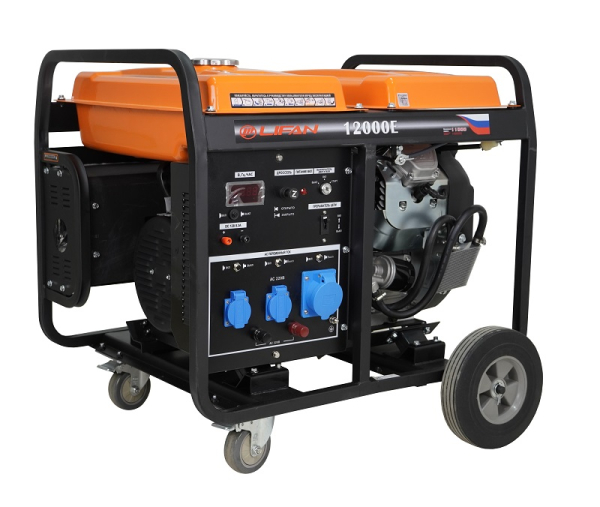 Бензиновый генератор Lifan 10 GF-4 (LF12000E) для дома фото