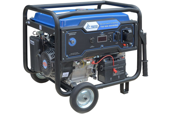 Бензиновый генератор ТСС SGG 8000EHNA в кожухе МК-1.1 для дома фото
