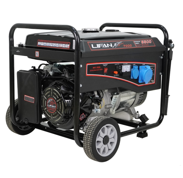 Бензиновый генератор Lifan 6 GF-3 (LF7000) 4-х тактный фото
