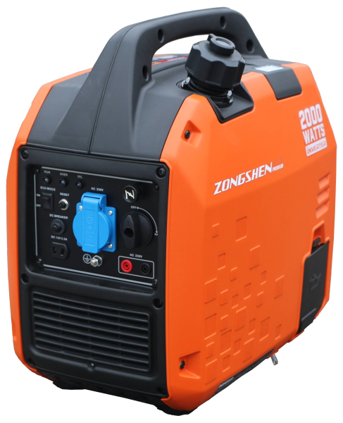 Бензиновый инверторный генератор Zongshen BQH 2000 синхронный фото