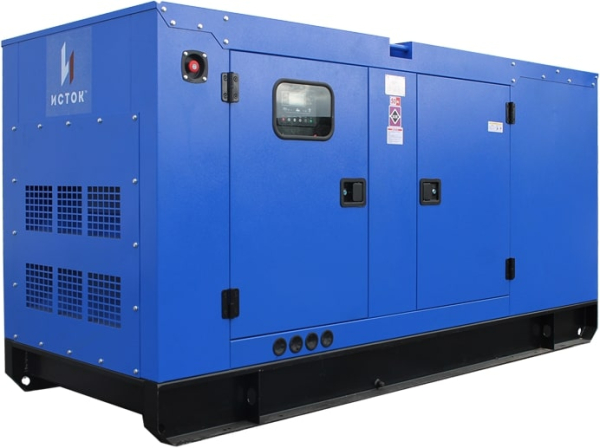 Дизельный генератор Исток АД120С-Т400-РПМ35 в кожухе с АВР  2-х тактный фото
