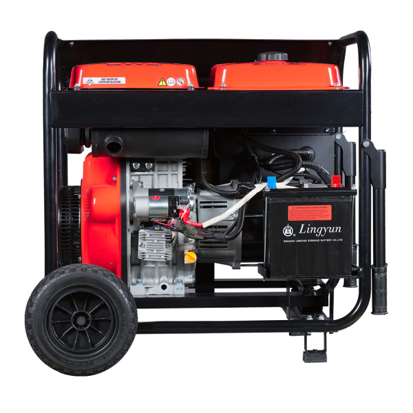 Дизельный генератор Fubag Дизельный генератор трёхфазный FUBAG DS 8000 DA ES 646236 на колесах фото