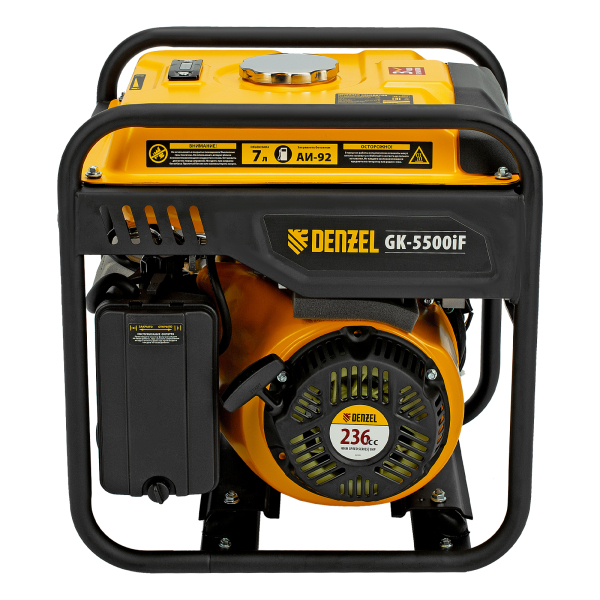 Бензиновый инверторный генератор DENZEL GK-5500iF синхронный фото