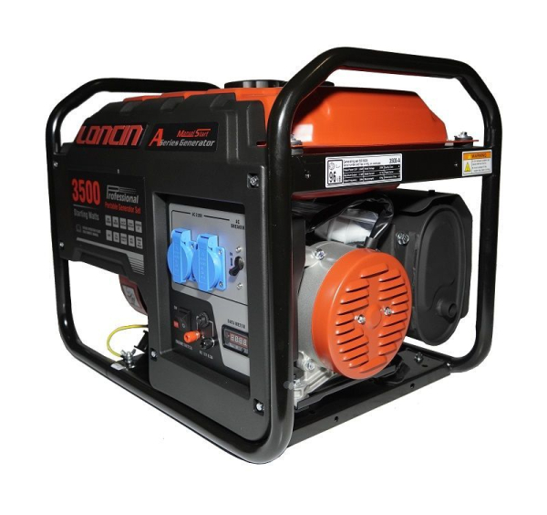Бензиновый генератор Loncin LC3500-AS на колесах фото