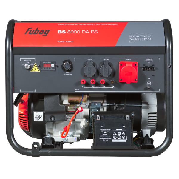 Бензиновый генератор Fubag BS 8000 DA ES + Комплект колес и ручек FUBAG + 4Т Extra в ПОДАРОК для газового котла фото