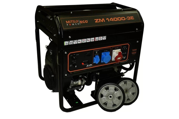Бензиновый генератор Mitsui ZM 14000 E-3 для дома фото