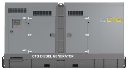 Дизельный генератор CTG 275P в кожухе с АВР (альтернатор Leroy Somer) фото