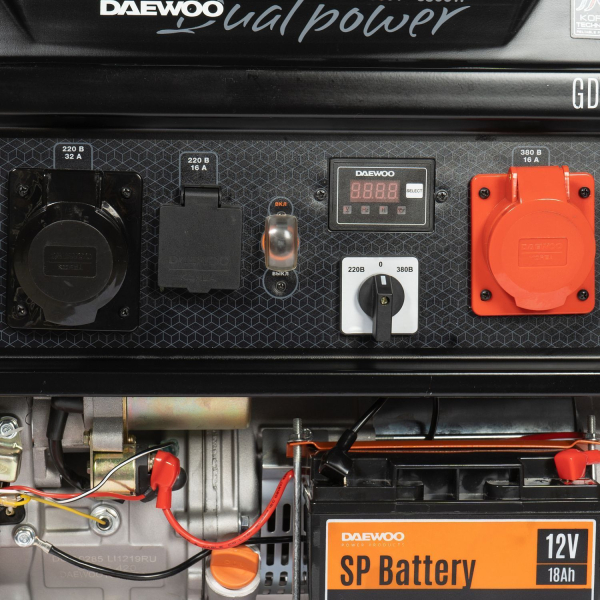 Бензиновый генератор DAEWOO GDA 7500 DPE-3 портативный Бензиновый генератор DAEWOO GDA 7500 DPE-3 портативный фото
