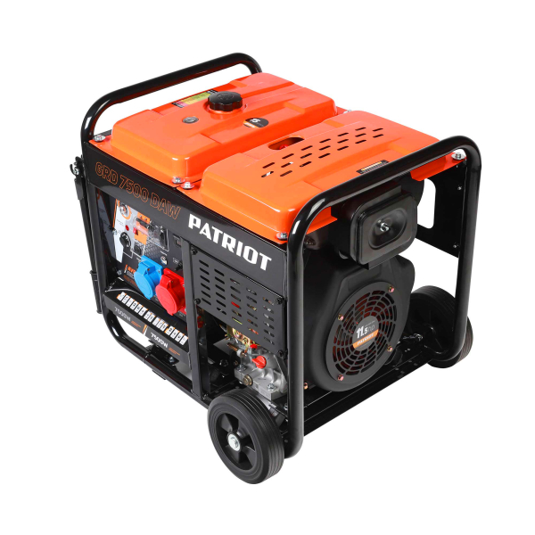 Дизельный генератор PATRIOT GRD 7500 DAW 472732275 2-х тактный фото
