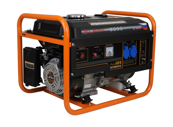Бензиновый генератор Lifan 2.8 GF-6 (LF3000) резервный фото