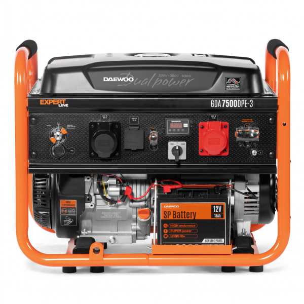 Бензиновый генератор DAEWOO GDA 7500 DPE-3 для газового котла фото