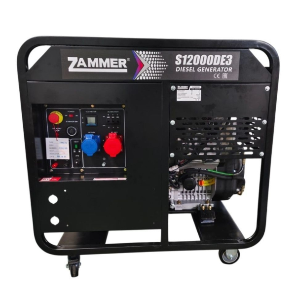 Дизельный генератор Zammer S12000DE3 S12000DE3 портативный фото