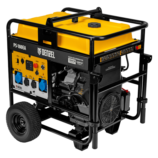 Бензиновый генератор DENZEL PS-180EA синхронный фото