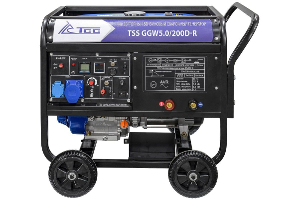 Бензиновый сварочный генератор ТСС GGW 5.0/200D-R портативный Бензиновый сварочный генератор ТСС GGW 5.0/200D-R портативный фото