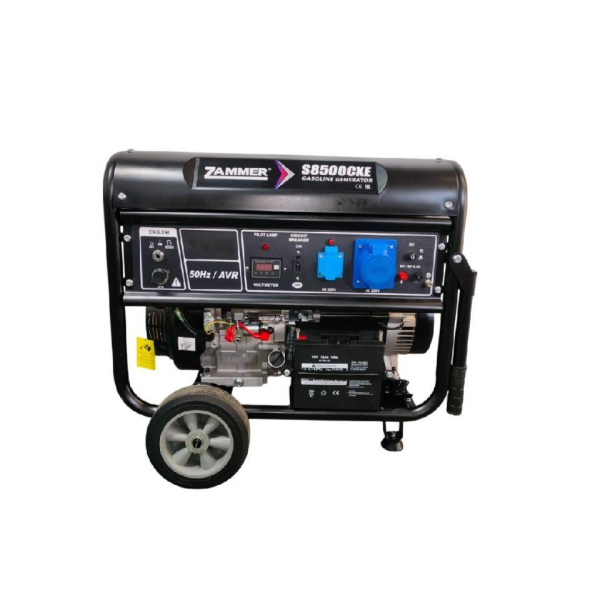 Бензиновый генератор Zammer S8500CXE для дома фото