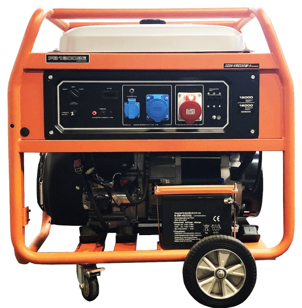 Бензиновый генератор Zongshen PB 18003 E синхронный фото