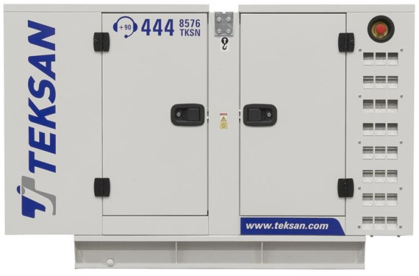 Дизельный генератор TEKSAN TJ72PE5C в кожухе  фото