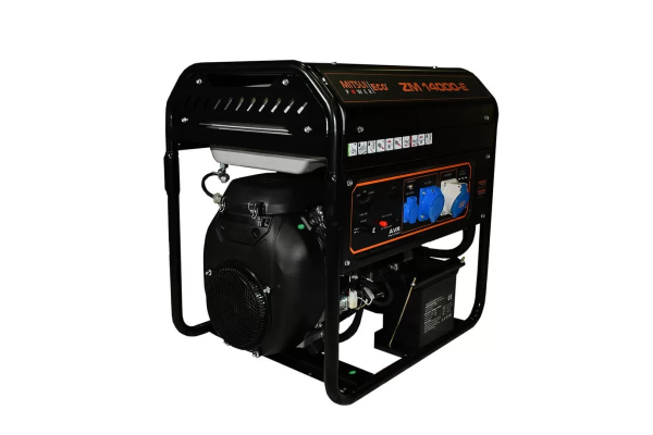 Бензиновый генератор Mitsui ZM 14000 E синхронный фото