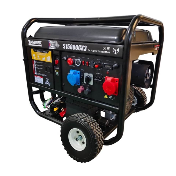 Бензиновый генератор Zammer S15000CX3 для дома фото
