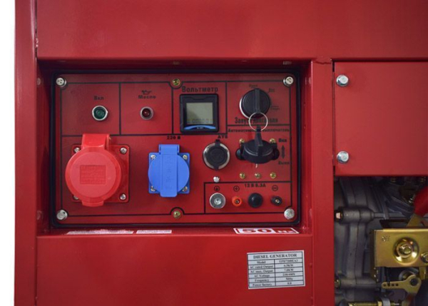 Дизельный генератор REDVOLT EPD7500EA3 EPD7500EA3 на колесах Дизельный генератор REDVOLT EPD7500EA3 EPD7500EA3 на колесах фото