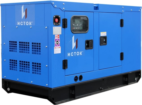Дизельный генератор Исток АД16С-Т400-РПМ15 в кожухе с АВР  2-х тактный фото