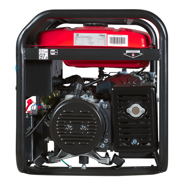 Бензиновый генератор Fubag BS 8000 DA ES + Комплект колес и ручек FUBAG + 4Т Extra в ПОДАРОК портативный фото