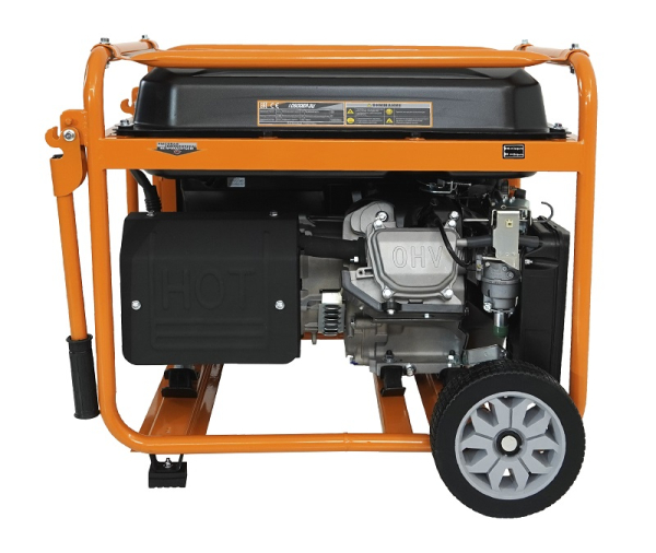 Бензиновый генератор Lifan 10500EA-3U с датчиком моточасов (с мощн без огранич при 1-но и 3-х фазном режиме) портативный фото