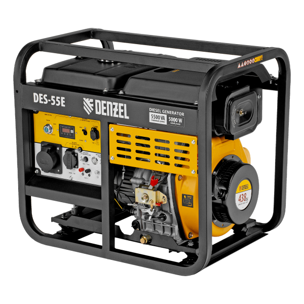 Дизельный генератор DENZEL DES-55E 94414 2-х тактный фото