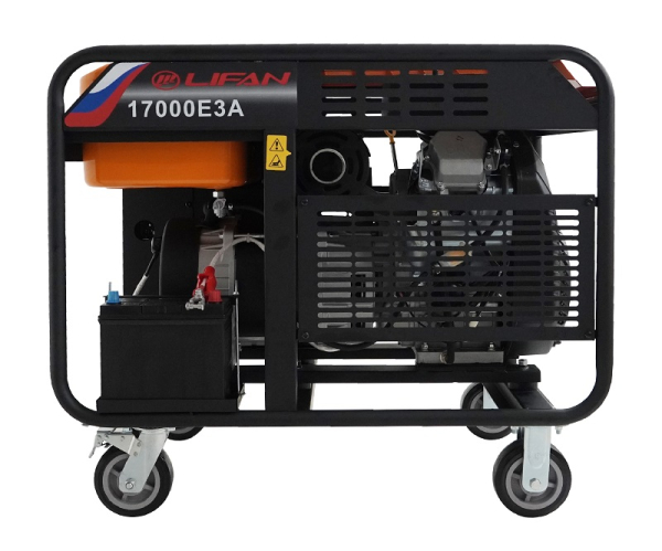 Бензиновый генератор Lifan 17000E3A синхронный фото