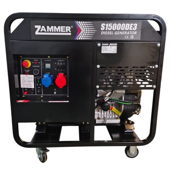 Дизельный генератор Zammer S15000DE3 S15000DE3 для дома фото