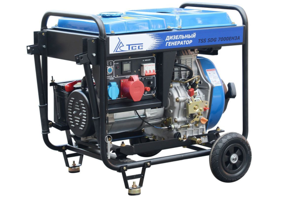 Дизельный генератор ТСС SDG 7000EH3A с АВР 033541 фото