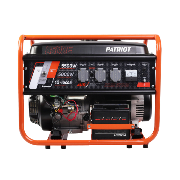 Бензиновый генератор PATRIOT SRGE 6500 E синхронный фото