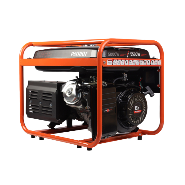 Бензиновый генератор PATRIOT SRGE 6500 E синхронный фото