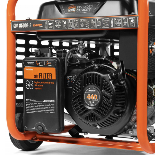 Бензиновый генератор DAEWOO GDA 8500E-3 для дома фото