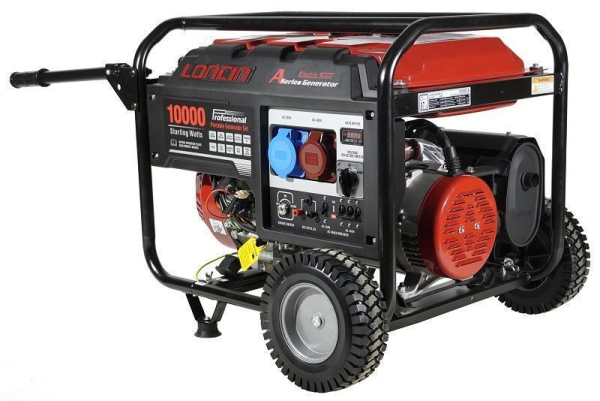 Бензиновый генератор Loncin LC10000D-AS, 3-х фазный (с мощностью без ограничений при 1-но и 3-х фазном режиме) портативный Бензиновый генератор Loncin LC10000D-AS, 3-х фазный (с мощностью без ограничений при 1-но и 3-х фазном режиме) портативный фото
