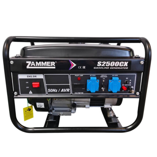 Бензиновый генератор Zammer S2500CX резервный фото