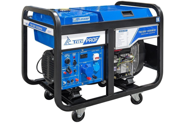 Дизельный генератор ТСС SDG 14000EHA 100139 промышленный фото
