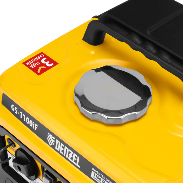 Бензиновый инверторный генератор DENZEL GS-1100iF на колесах фото